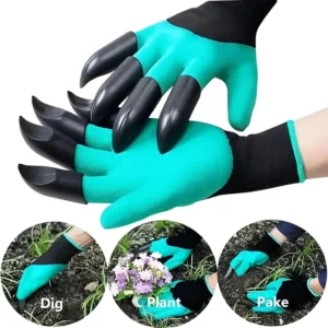 Luva de jardim com garras: proteção eficaz